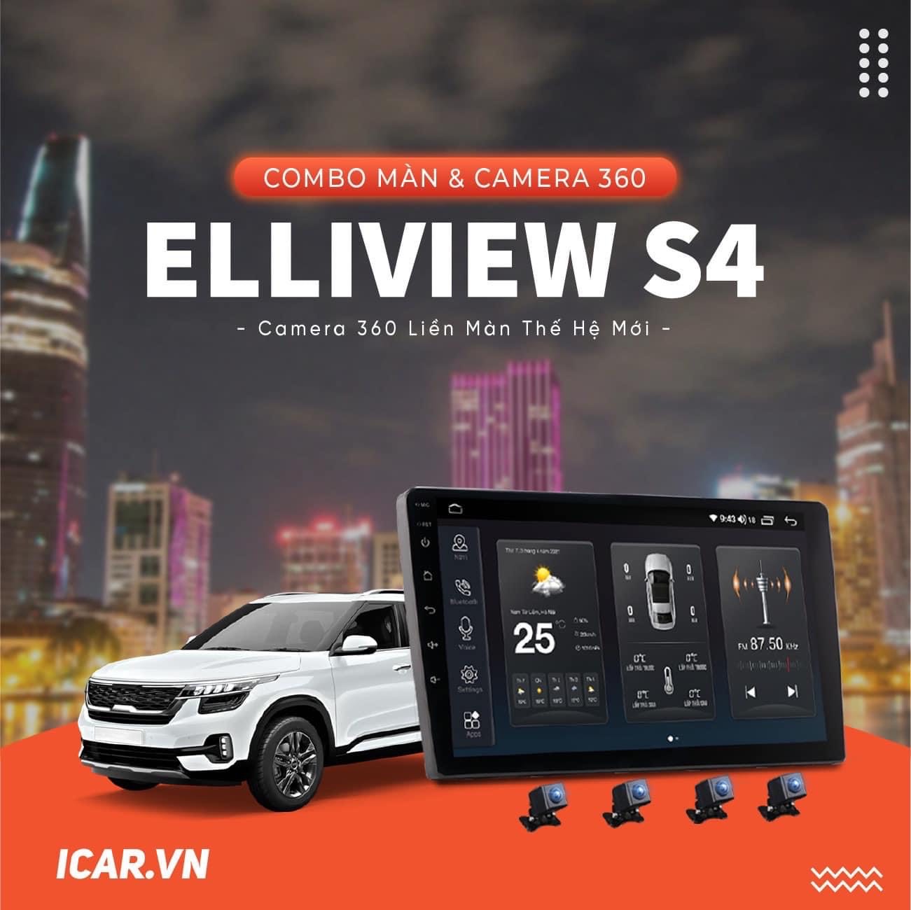 màn hình Android Elliview S4 chính hãng