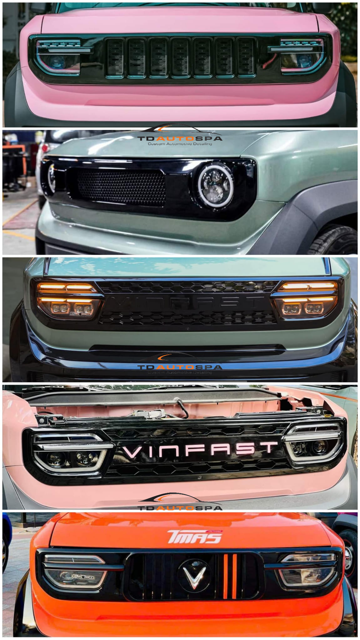 Độ Đèn Vinfast VF3 Long An