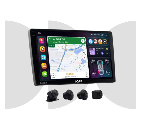 Màn hình Android liền cam 360 Elliview S5 Premium